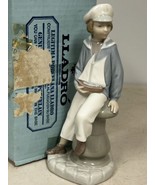 Lladro Figurine &quot;Marinerito&quot; No. 810 | Young Sailor Boy with Sailboat | - $108.85