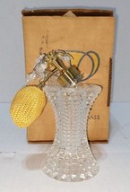 New Vintage Old Stock Piligrim Glass Perfume Bottle 5.5” Height - $171.50