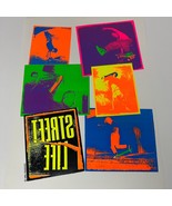 Vtg Street Life Iron On Transfer T Shirt Skateboard 80&#39;s Colorful 12x16 ... - $11.13