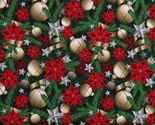 Double-Face Quilted Reversible Pine Branches Christmas Fabric by Yard D2... - $23.95