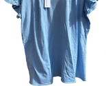 Michael Stars Women&#39;s Jana Scoop Neck Flutter Sleeve Top Size One Size - $34.65