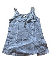 Lucky Brand Women Pullover V-neck Tank Top button detail Sleeveless Size Small - £7.32 GBP