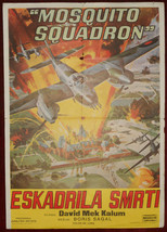 1969 Original Movie Poster Mosquito Squadron Boris Sagal David McCallum ... - £66.26 GBP