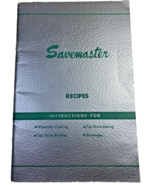Vintage 1948 SAVEMASTER Recipes Cookbook for Savemaster Cookware w/ Glas... - £15.74 GBP
