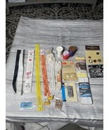 Lot Vintage Advertising Sewing Buttons Supplies many w/original price - $21.94 CAD