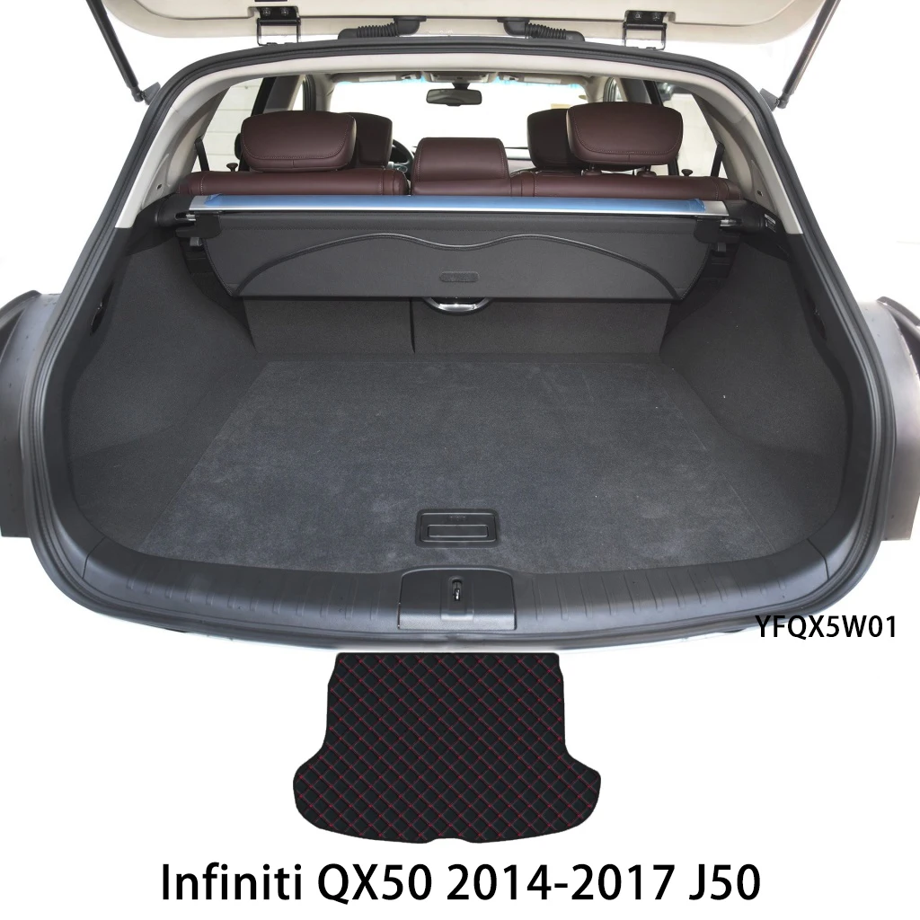 Leather Car Trunk Storage Pads For Infiniti QX50 2014 2015 2016 2017 2018 2019 2 - £100.95 GBP