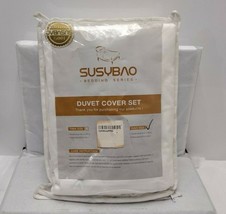 Duvet Cover Set/ 100% Natural Cotton/ KSize - 90&quot; x 104&quot; /Bedding Series - $21.80