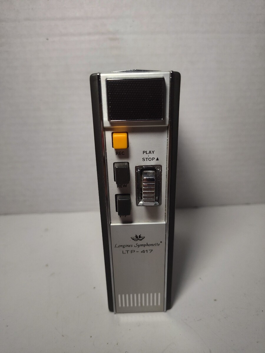 Longines Symphonette LTP-417 Portable Cassette Player Recorder Vtg  PART... - $14.84