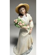 Figurine HOMCO Porcelain Victorian Lady Charlotte Rose #1468 1994 8 Inch... - £14.67 GBP