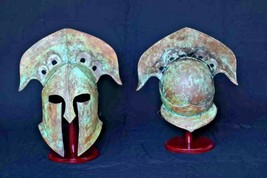Set of Two Medieval Ancient Greek Corinthian Helmet Steel Helmet Antique-
sho... - £190.07 GBP