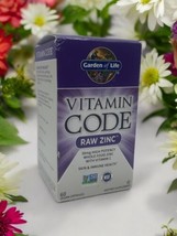 Garden of Life Vitamin Code RAW ZINC Supplement 30mg, 60 Caps, Exp 11/2025 - $14.84