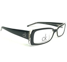 Calvin Klein Eyeglasses Frames 5523 003 Black Clear Crystals Logo 50-17-135 - $55.89