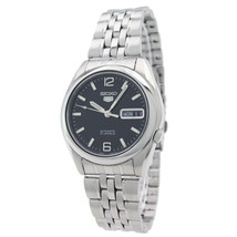 Seiko 5 Automatic SNK393 SNK393K1 Men See Through Black Dial Watch - $124.99
