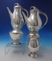 Blossom by Durham Sterling Silver Tea Set 4pc Coffee Tea Sugar Creamer (... - $4,355.01