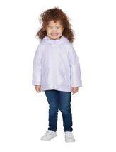 Carter&#39;s Boys Girls Jacket Purple Water Resistant Full Zip Lined Long Sl... - $54.36 CAD