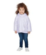 Carter&#39;s Boys Girls Jacket Purple Water Resistant Full Zip Lined Long Sl... - €33,41 EUR