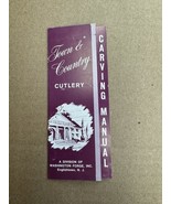 Vintage Town and Country Cutlery CRAVING MANUAL Leaflet Washington Forge... - $20.75