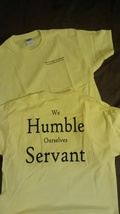 We Humble Ourselves® Official Volunteer T-shirt (fund raiser) - $150.00