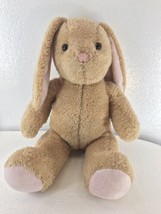 2013 Build A Bear Brown And Pink Bunny Rabbit Plush - £4.92 GBP