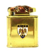 Depose Automatic Lighter Le Folley - Nice France Crest Flag Coat Arms Sh... - £143.27 GBP