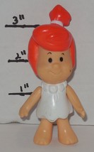 1986 Coleco Flintstone Kids Wilma Slaghoople 3" Figure Toy Htf Vintage - $24.16