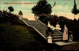 cir.1915 Postcard - A View in Downing Park - Newburgh NY-bk53 - £3.91 GBP