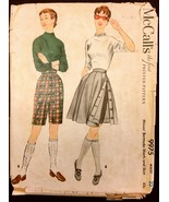 1950s Waist 23 Bermuda Shorts 6 Gore Skirt Wear Together McCalls 9975 Pa... - £5.58 GBP