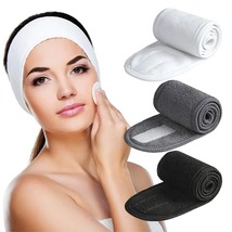 Hairband Adjustable Wide Non Slip Yoga Spa Bath Shower Makeup Wash Face ... - £5.46 GBP
