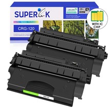 2PK CRG120 Black Toner Cartridge for Canon Laser Printer ImageCLASS D1320 D1350 - £35.37 GBP