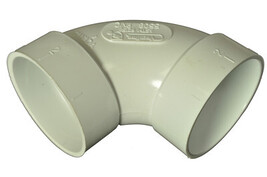 Central Vacuum PVC 2&quot; Medium 90 Degree Elbow 06-0658-05 - $59.11 MXN
