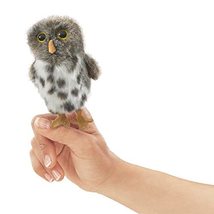 Folkmanis Mini Spotted Owl Finger Puppet - £12.90 GBP