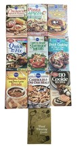 Lot Of 9 Pillsbury &amp; Betty Crocker Classic Cookbooks + Freezing Guide In Sleeve - £11.87 GBP