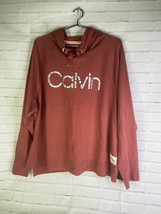 Calvin Klein Performance Logo Long Sleeve Pullover Hoodie Womens Plus Size 2X - £22.02 GBP