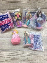 Barbie McDonalds Happy Meal Toy Cake Topper Figurines 1991 Lot of 6 Birthday VTG - £11.64 GBP