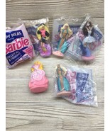 Barbie McDonalds Happy Meal Toy Cake Topper Figurines 1991 Lot of 6 Birt... - £11.62 GBP
