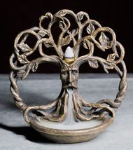 Ethereal Forest Celtic Greenman Ent Tree Of Life Backflow Incense Cone B... - €25,82 EUR