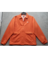 VTG Adidas Rare Skateboard Jacket Men&#39;s S Orange Long Sleeve Collared Zi... - $1,481.42 MXN