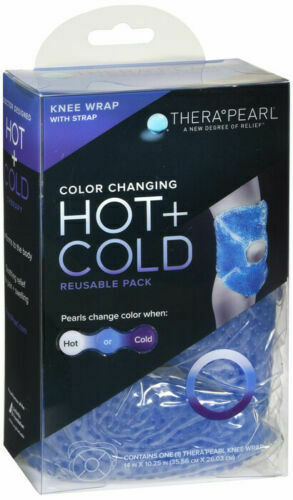 Primary image for NEW TheraPearl Knee Wrap, Reusable Hot Cold Therapy Pack with Gel Beads SEALED !