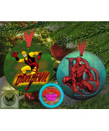 DAREDEVIL Man Without Fear 3.9&quot; Aluminum Double Sided Christmas Ornament... - £12.69 GBP