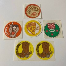 Vintage Trend Stickers Scratch N Sniff Yahooo Boot Great! Pizza Noel - $19.99