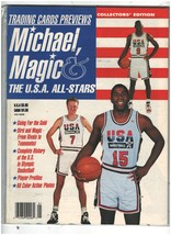 Trading Card Previews, Michael, Magic &amp; the USA All Stars 1992 magazine - £15.67 GBP