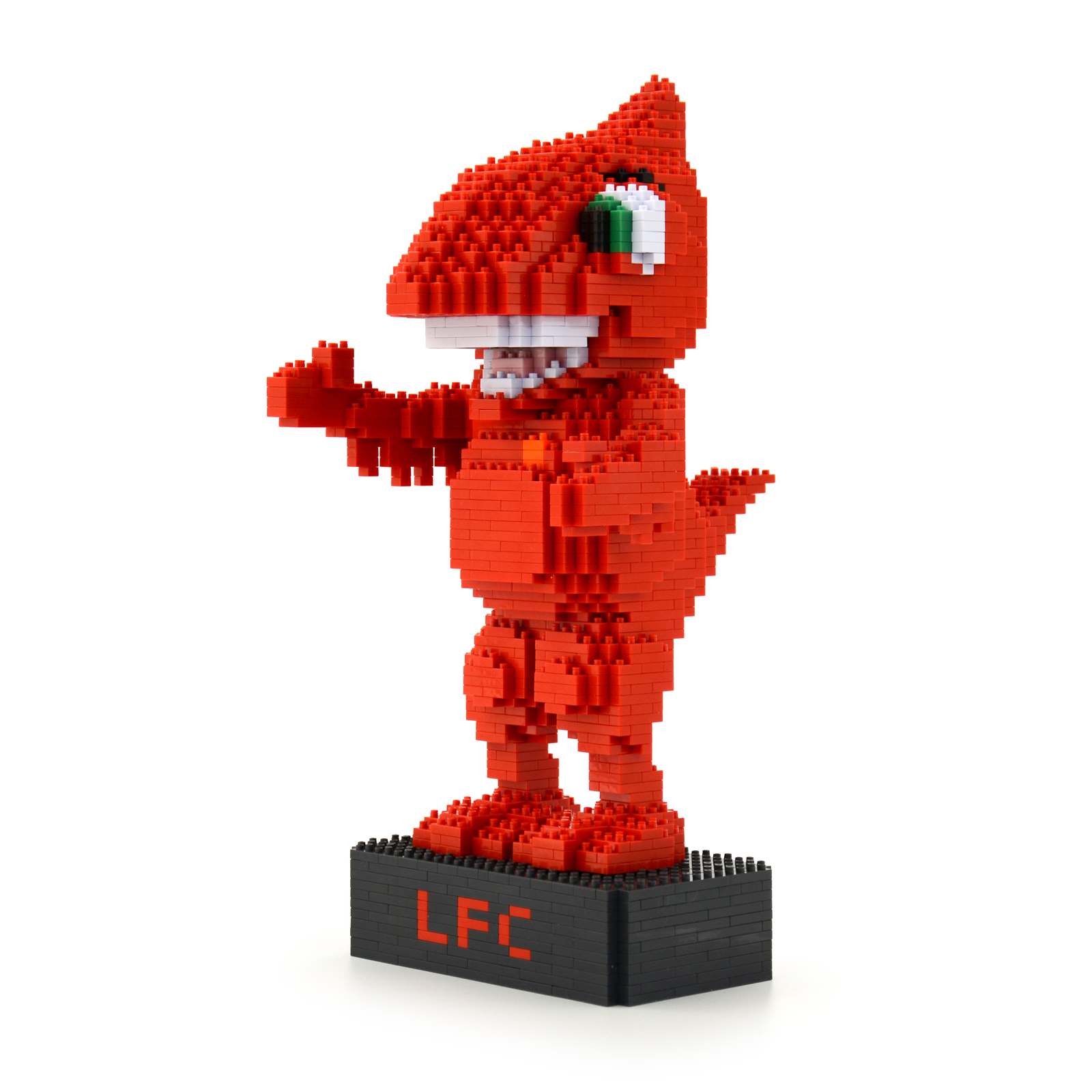 Mighty Red (LFC Mascot) Brick Sculpture (JEKCA Lego Brick) DIY Kit Item image 3