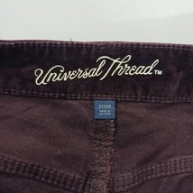 Universal Thread Women's Wine High-Rise Skinny Corduroy Pants Size 2/26R (26×28) image 4
