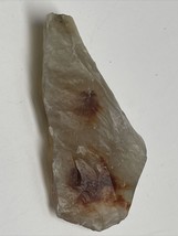 Agate lapidary Rough Piece Translucent W/ Blood Spots Crystal Healing 3” - £6.32 GBP