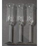 Daniel Hechter;signed Black mat stem flute glasses;Belgium.C.1970-1990 - €52,88 EUR