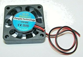 x2 Small 12V Dc Box Cooling Fan 40X40X1O.7MM Brushless Silent 3D Free Fast Ship - £8.70 GBP