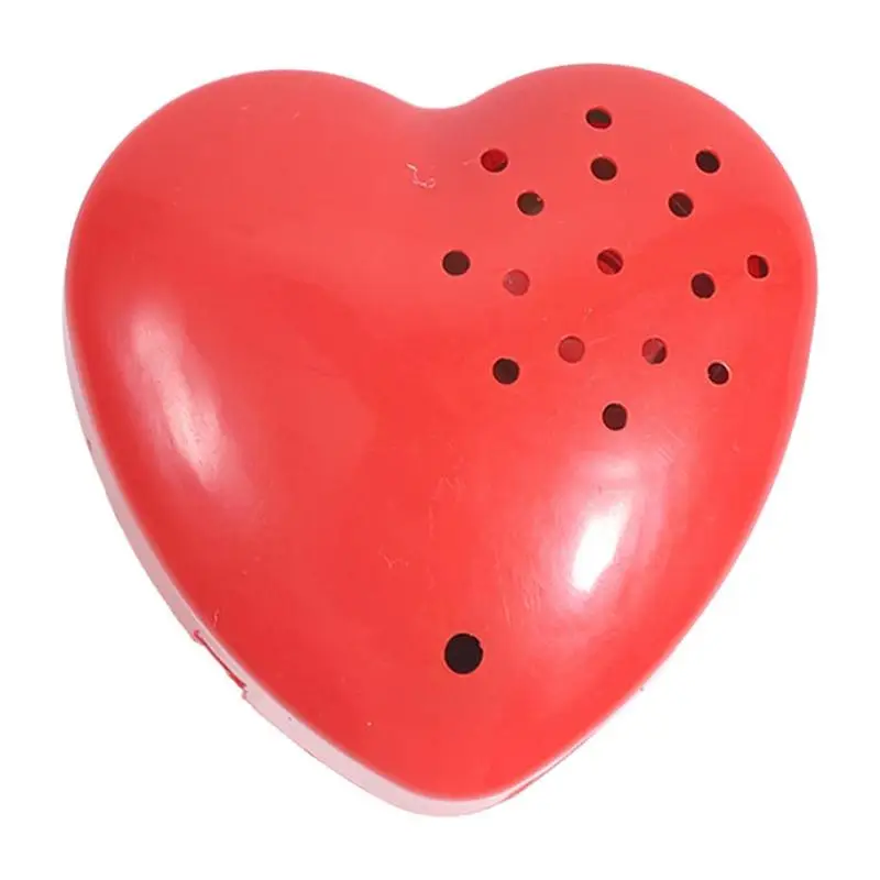 Heart Shaped Voice Recorder Voice Box For Speaking Mini Recorder Programmable - £11.09 GBP