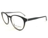 Adin Thomas Eyeglasses Frames AT-464 C2 Brown Grey Round Full Rim 50-17-140 - $60.66