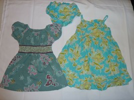 Baby Girl Spring Summer Clothes Outfit Dress Easter Floral Gap Tea 6-12 - £15.81 GBP