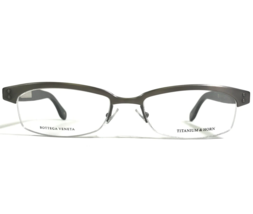 Bottega Veneta Eyeglasses Frames BV 95 E20 Antique Gray Brown Horn 52-17... - £95.41 GBP